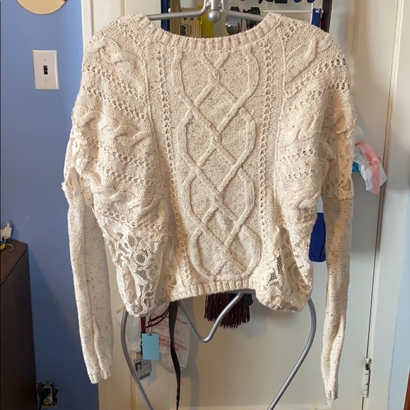 Hollister Cotton Wool-Look Sweater - Picture 1 of 7